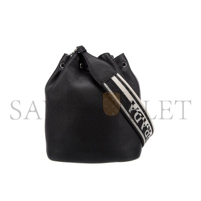 PRADA VITELLO DAINO SOFT BUCKET BAG 1BE060 (25*20*14cm)